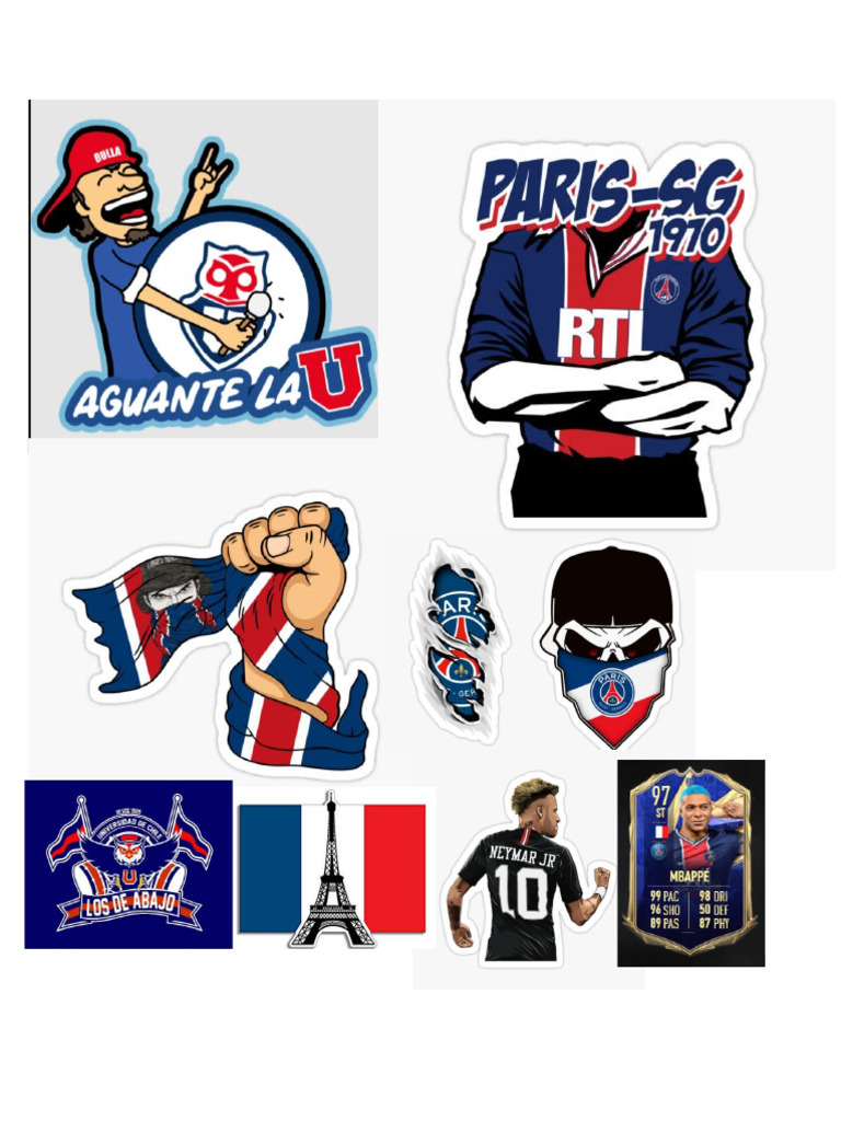 Stickers PSG y U | PDF