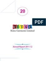 Kitex Garments Ltd. - Annual Report 201112