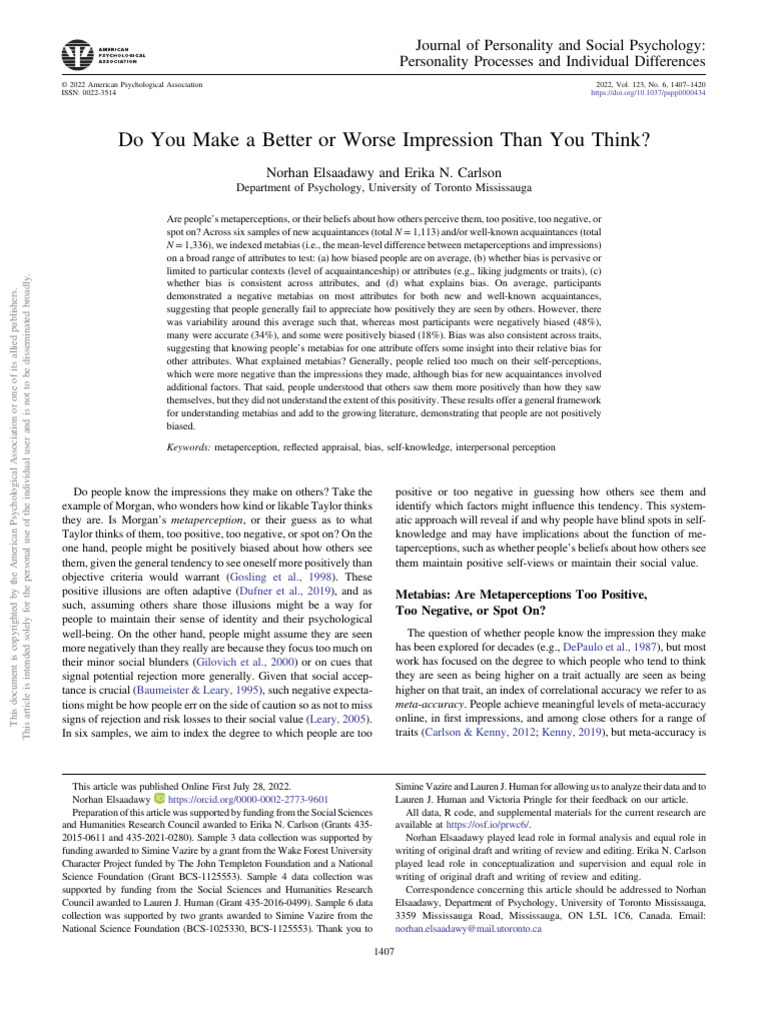 Retrieve | PDF | Bias | Extraversion And Introversion