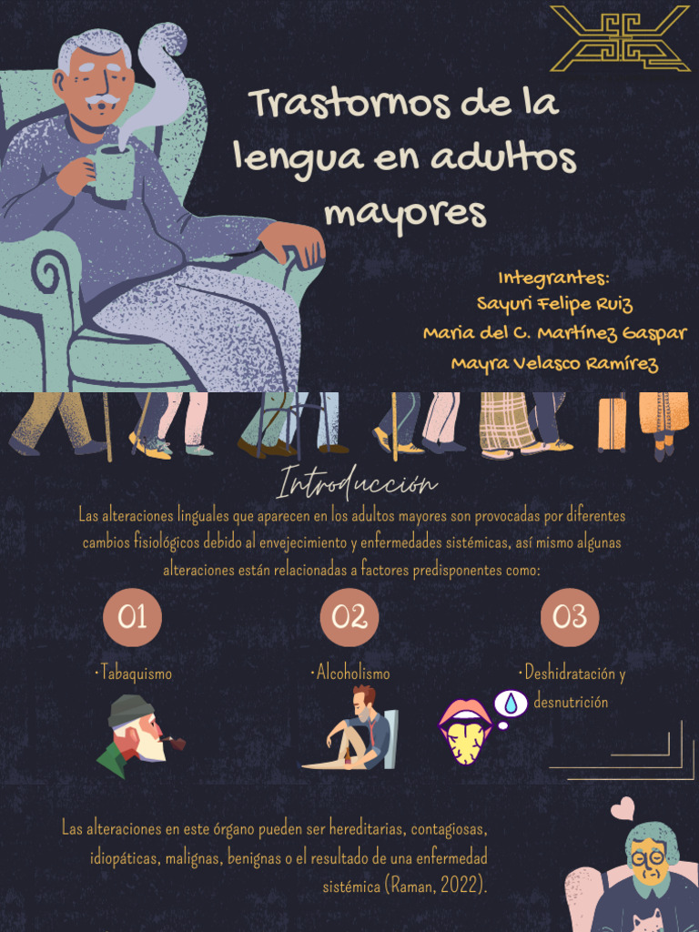 Trastornos de La Lengua en Adultos Mayores | PDF | Enfermedades y ...