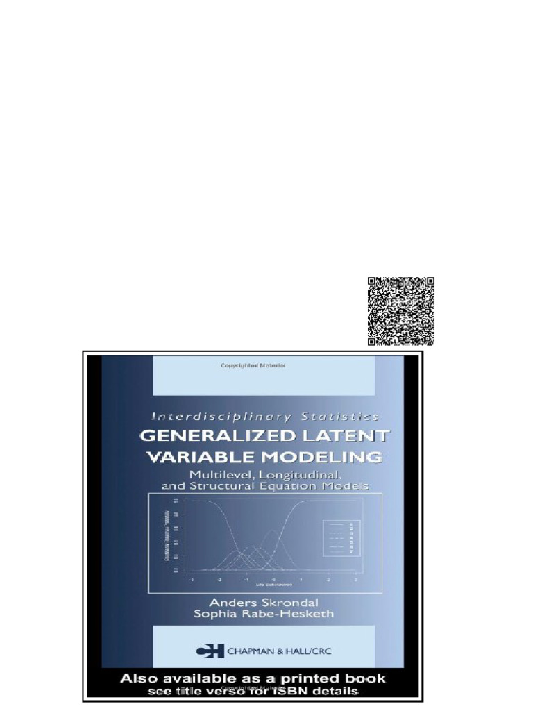 Generalized Latent Variable Modeling Multilevel Longitudinal and ...