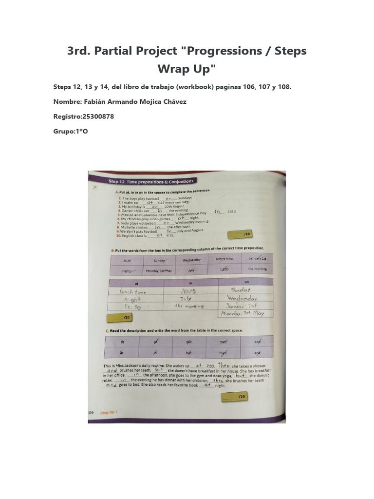 3rd. Partial Project Progressions | PDF