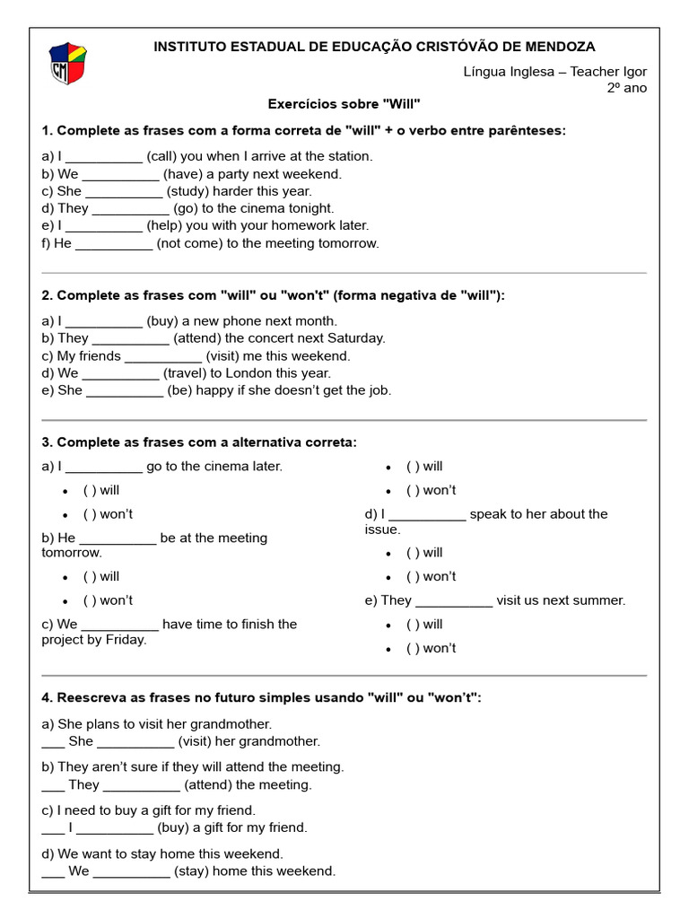 Atividade Will | PDF