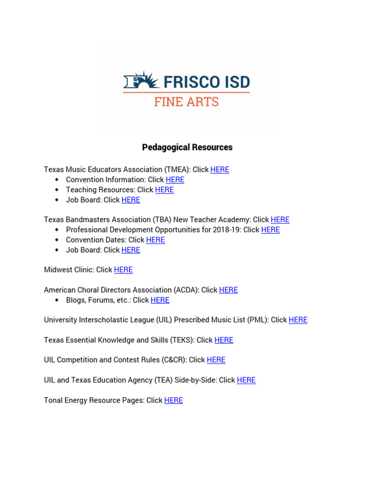 Pedagogical Resources | PDF