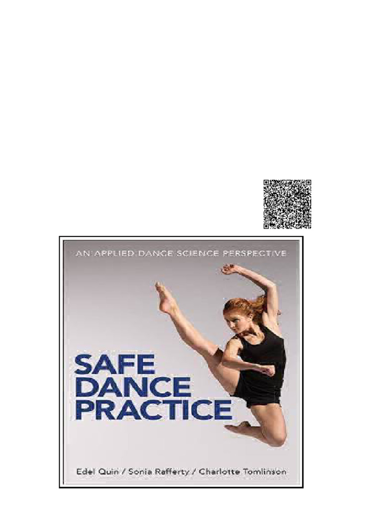 Safe Dance Practice An Applied Dance Science Perspective Edel Quin ...