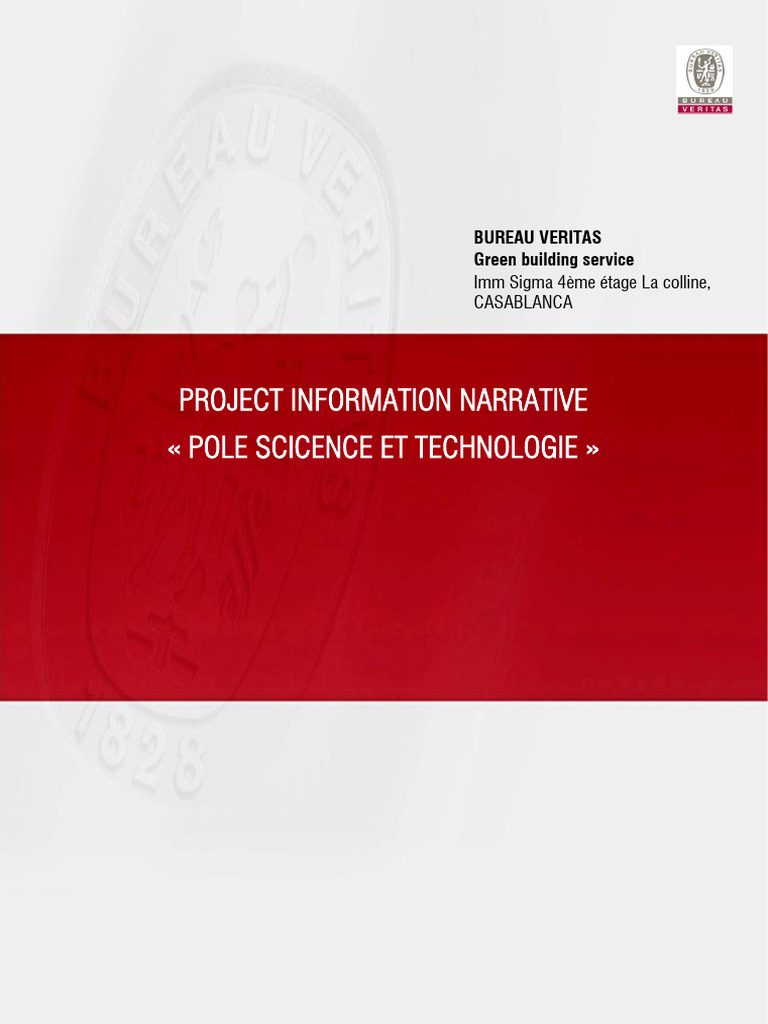 Project Information Narrative v1 - PST | PDF | Structural Engineering ...
