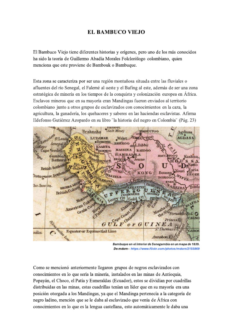 Bambouk y El Bambuco Viejo | PDF