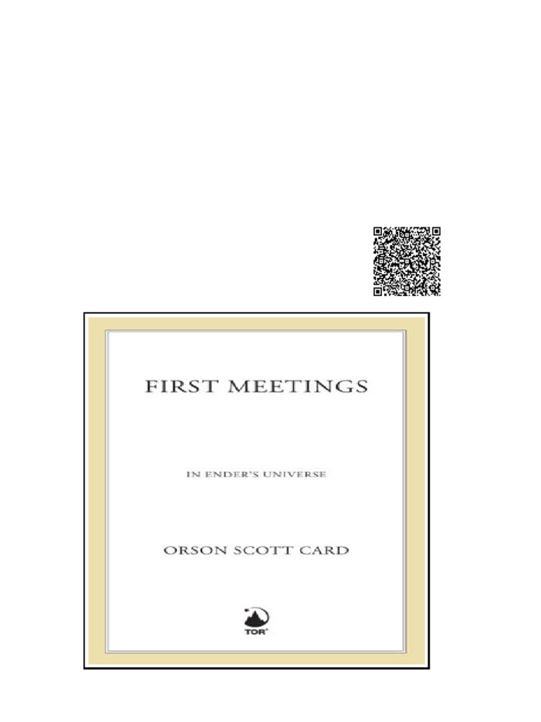 First Meetings in Enders Universe Short Story Collection Card | PDF | Books