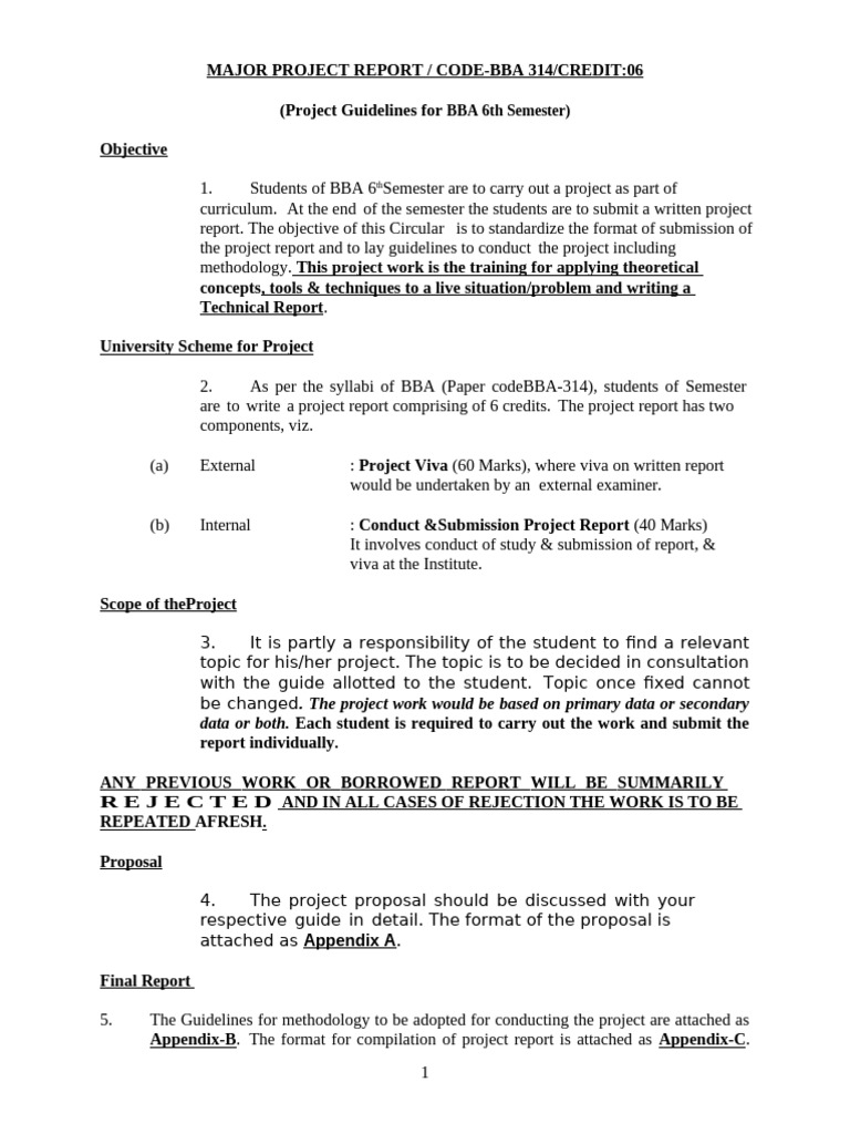 Project Guidelines | PDF | Chart | Data Analysis