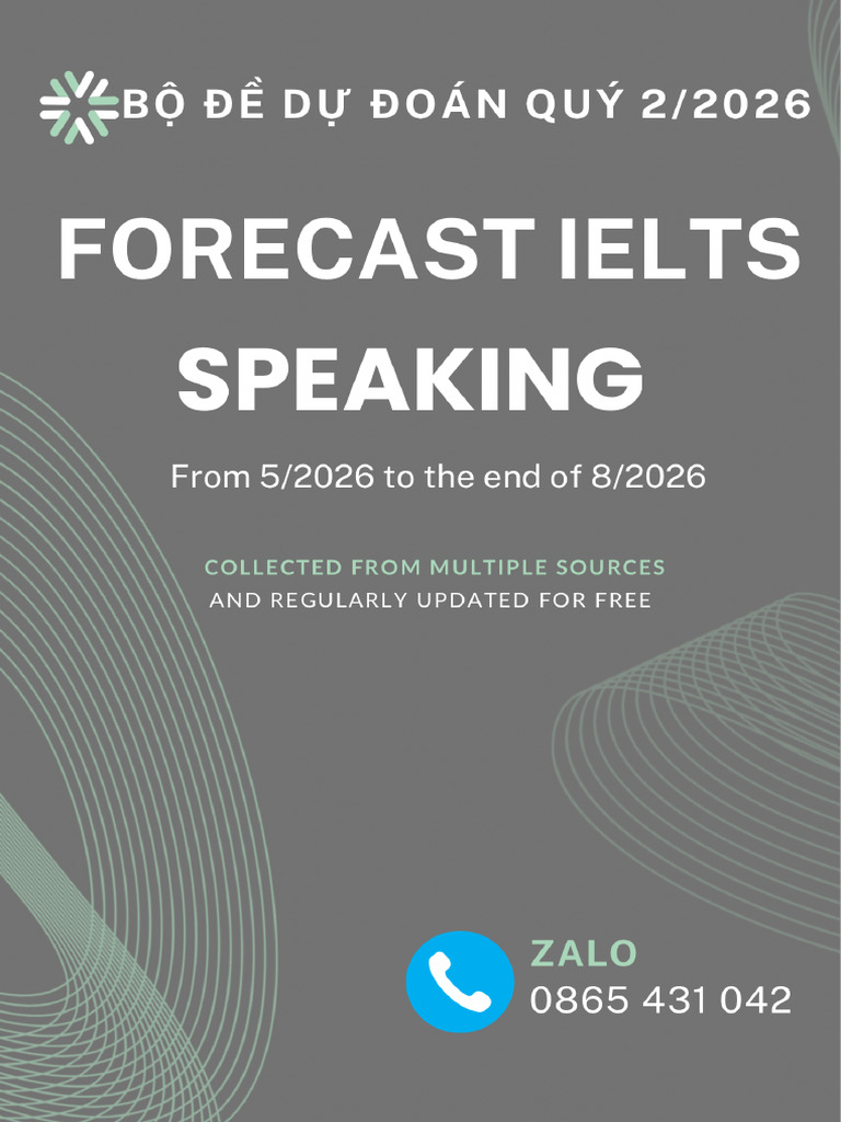 Bản Xem Trước Forecast Speaking | PDF