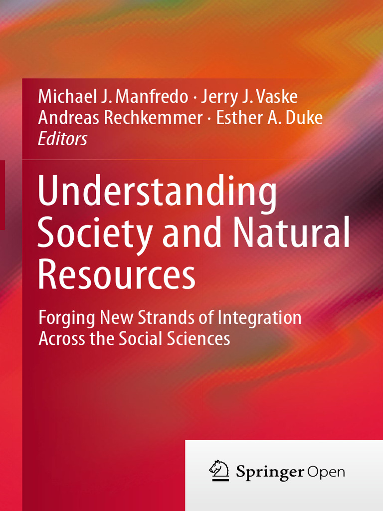 Understanding Society and Natural Resources | PDF