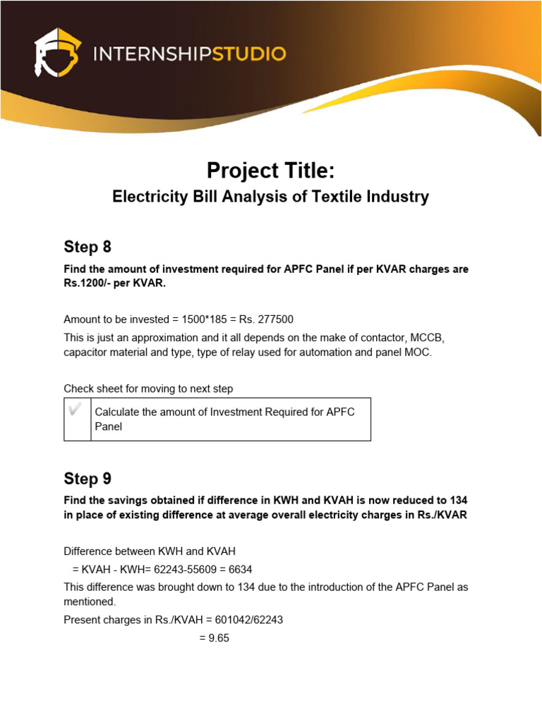 EMC Project Step 8 9 Solution Document Lyst8315 | PDF