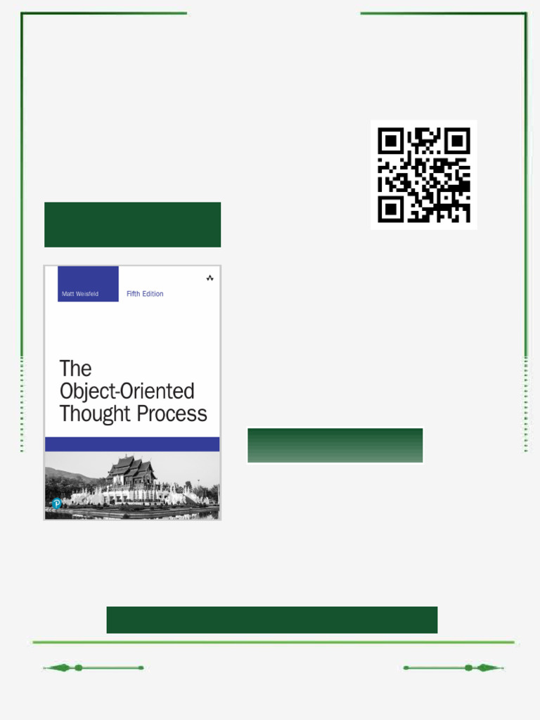 The Object Oriented Thought Process 5th Edition Matt Weisfeld Ebook ...