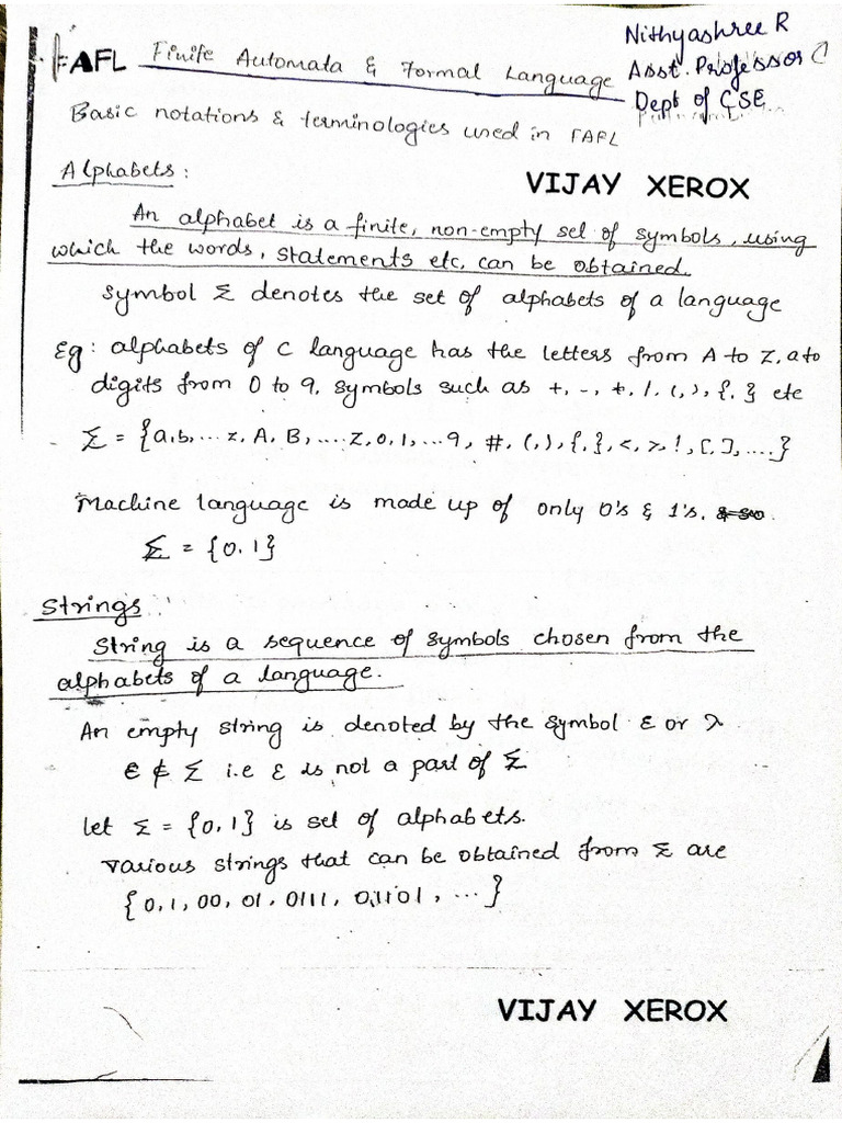 Module 1 Notes | PDF