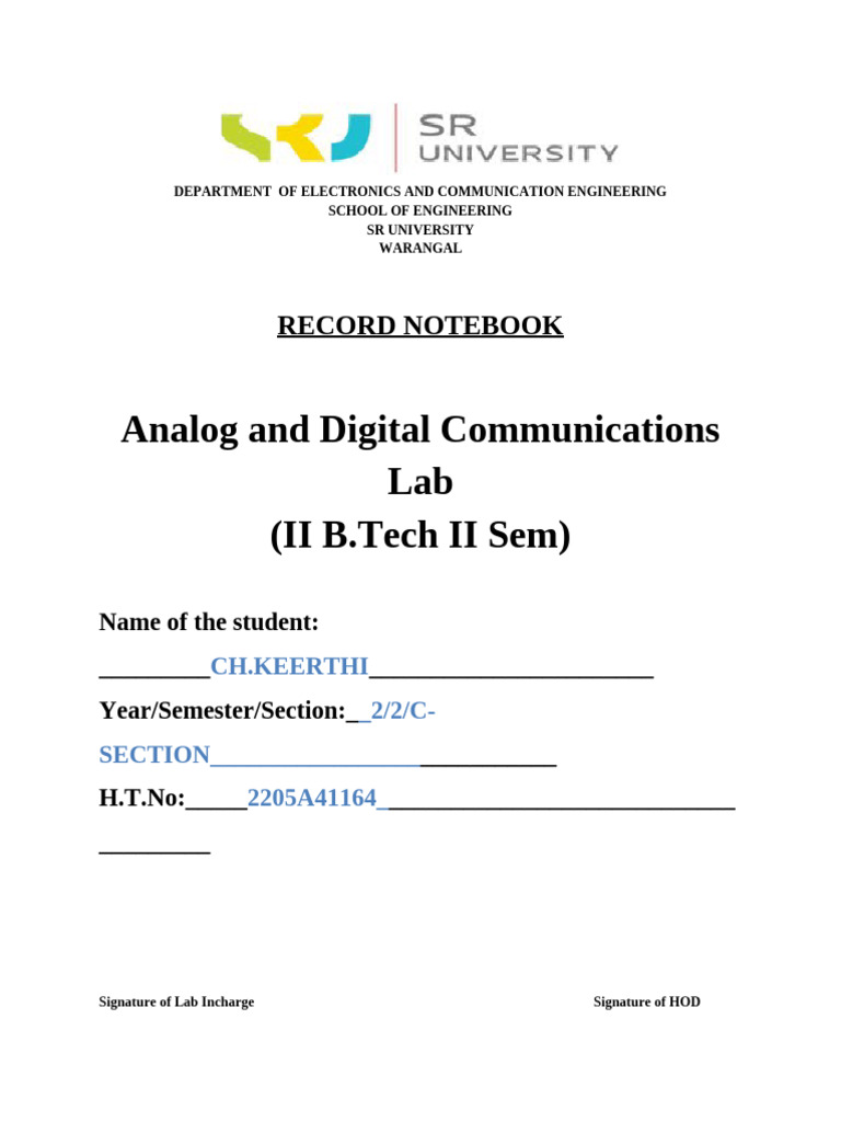 Sample Record | PDF | Frequency Modulation | Detector (Radio)