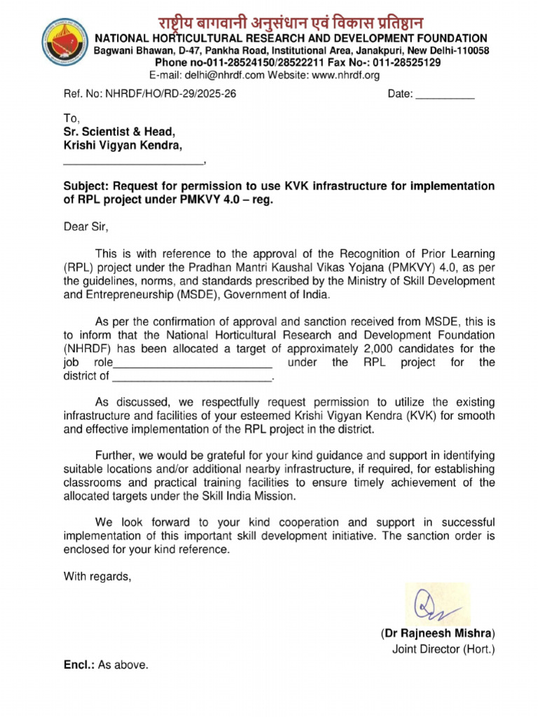 Sanction Order & Permission Request Letter-3-4 | PDF