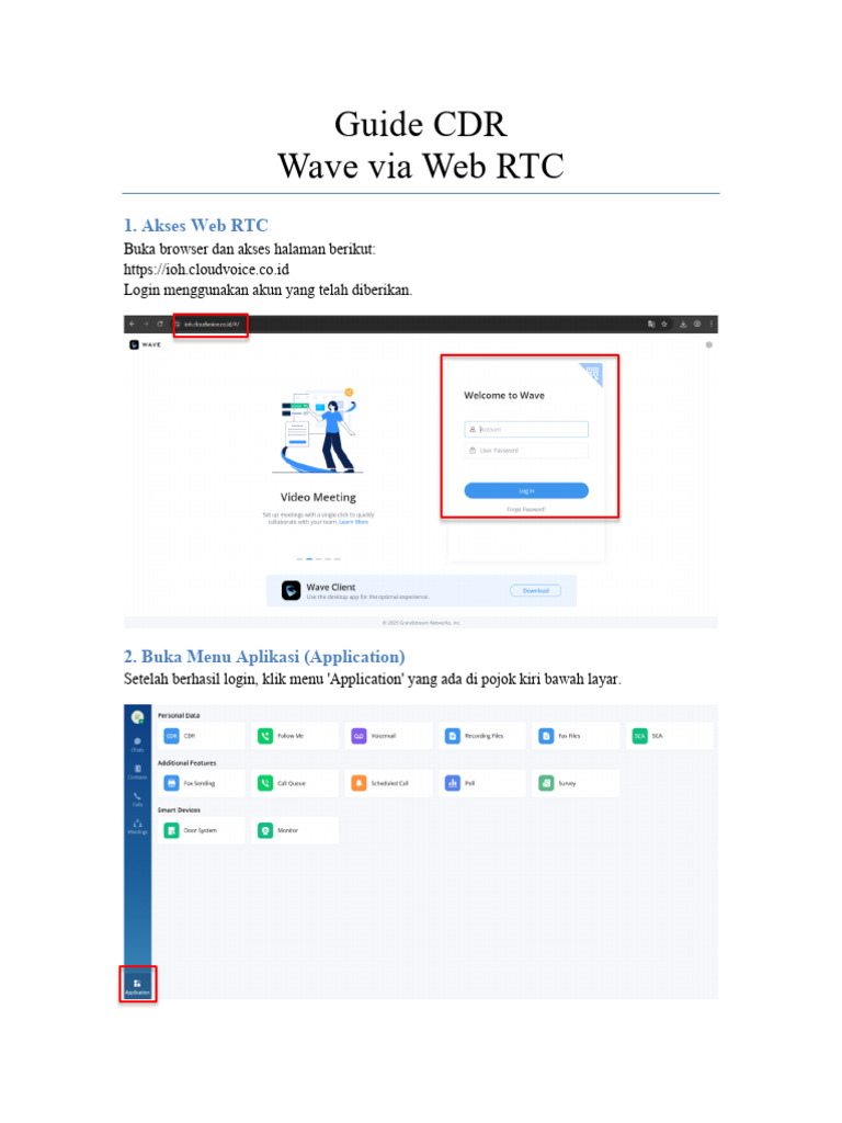 Guide CDR Wave | PDF