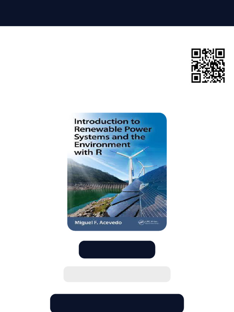 Introduction To Renewable Power Systems and The Environment With R ...