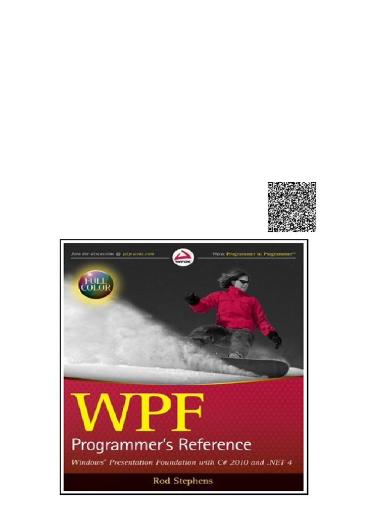 WPF Programmer S Reference Windows Presentation Foundation With C 2010 ...
