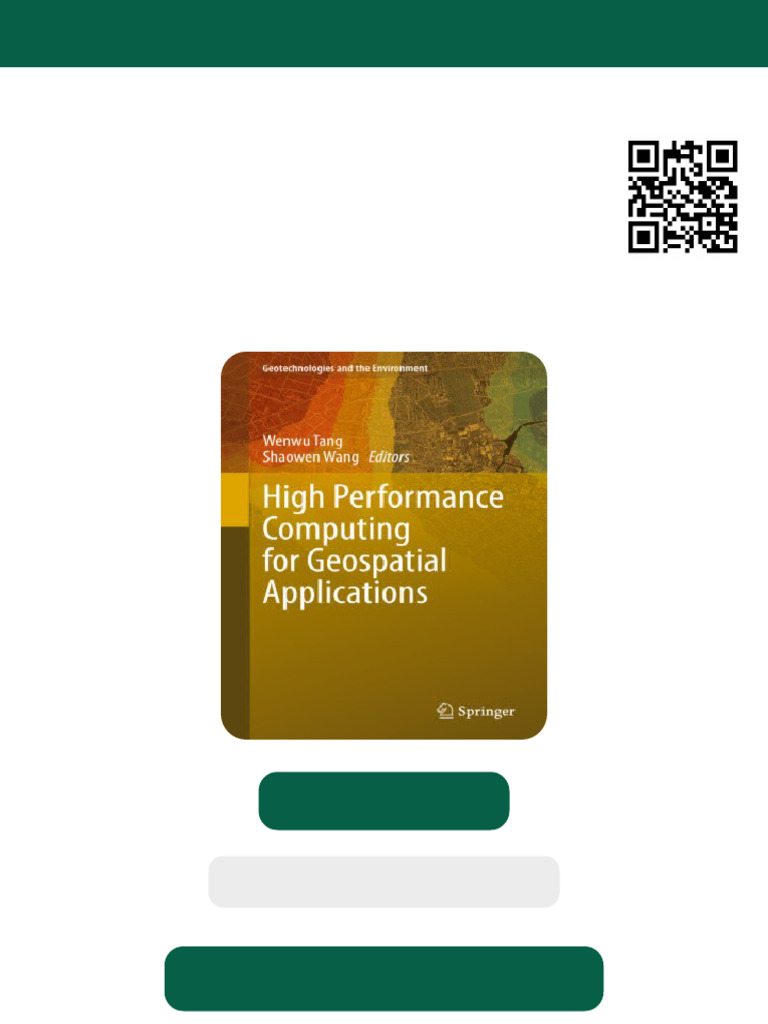 High Performance Computing For Geospatial Applications Wenwu Tang Ebook ...