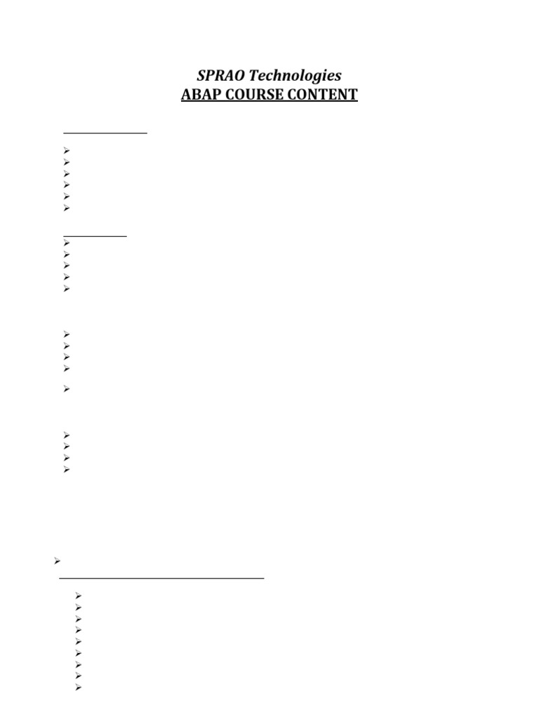 ABAP With Hana Content | PDF | Sql | Page Layout