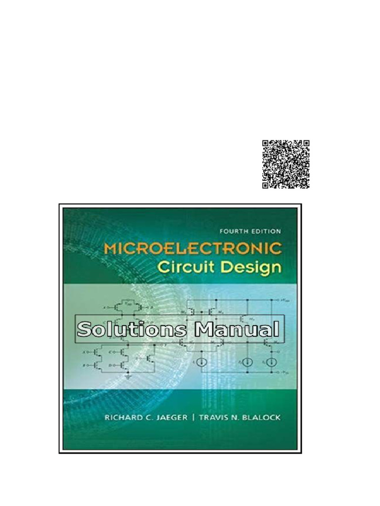 Microelectronic Circuit Design 4th Edition Jaeger Solutions Manual | PDF