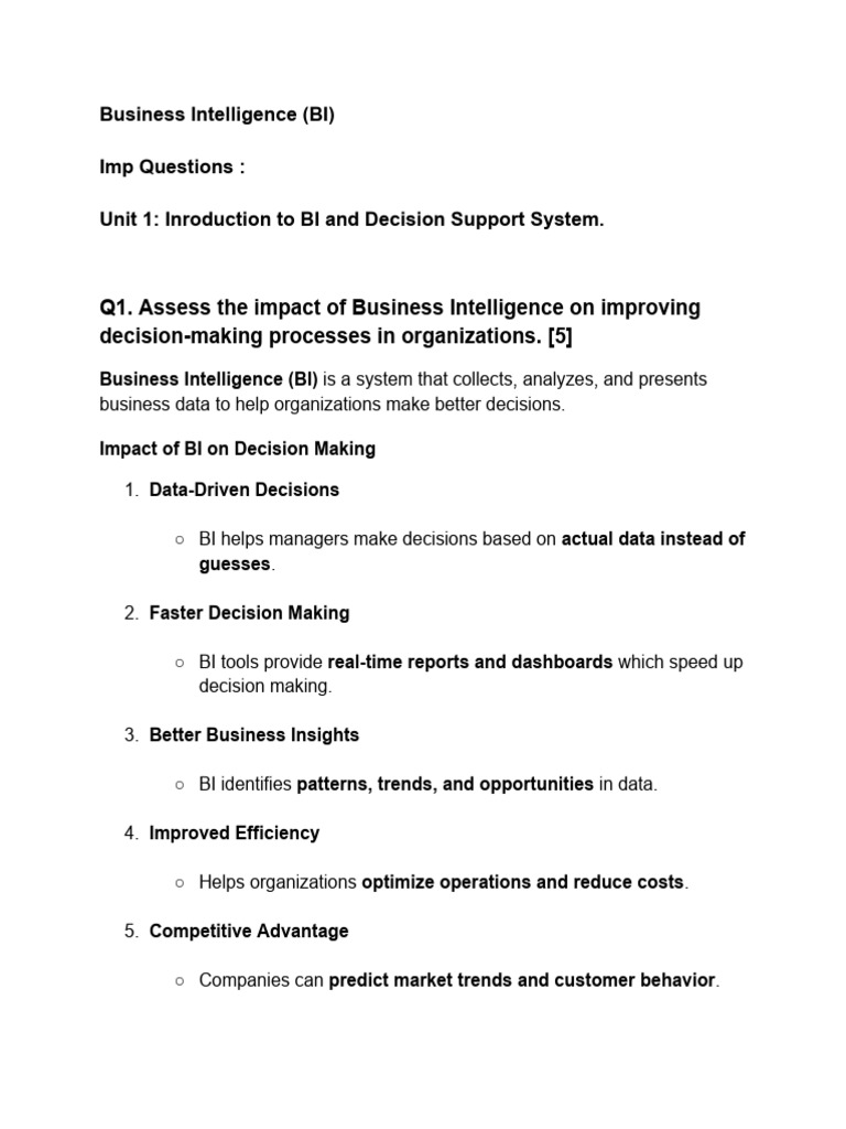 Unit 1 Bi | PDF