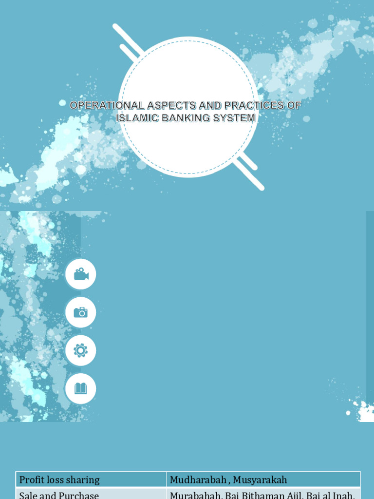 Chapter 7 Operational Aspects and Practices of Islamic Banking | PDF ...
