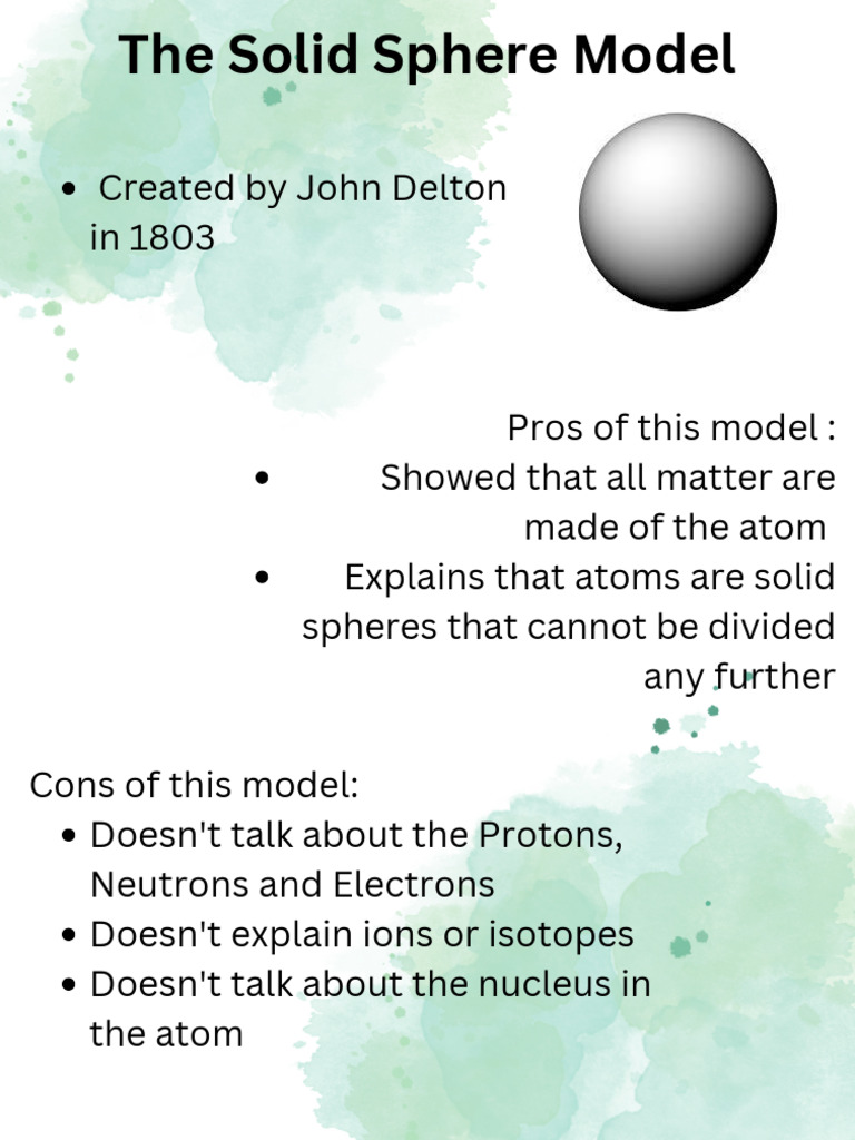 The Solid Sphere Model | PDF