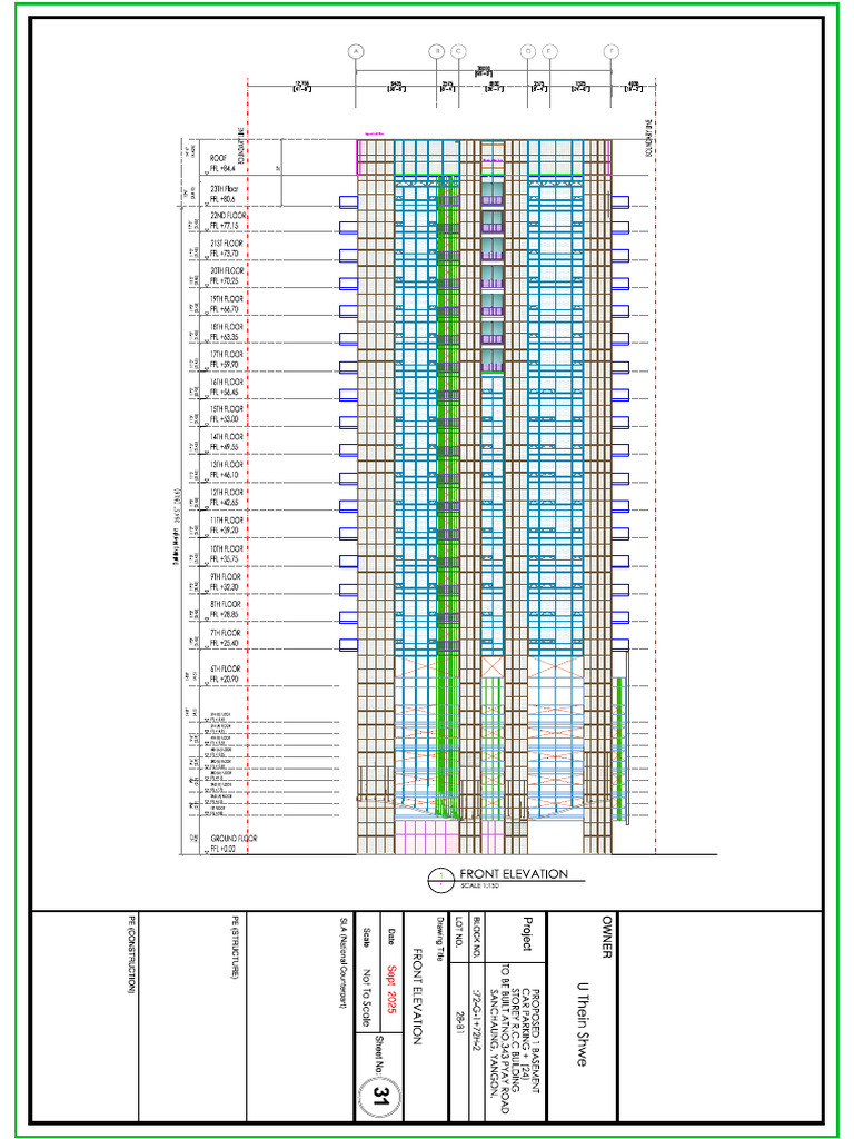Elevation (HPBC) Sample Drawing | PDF | Military Operations