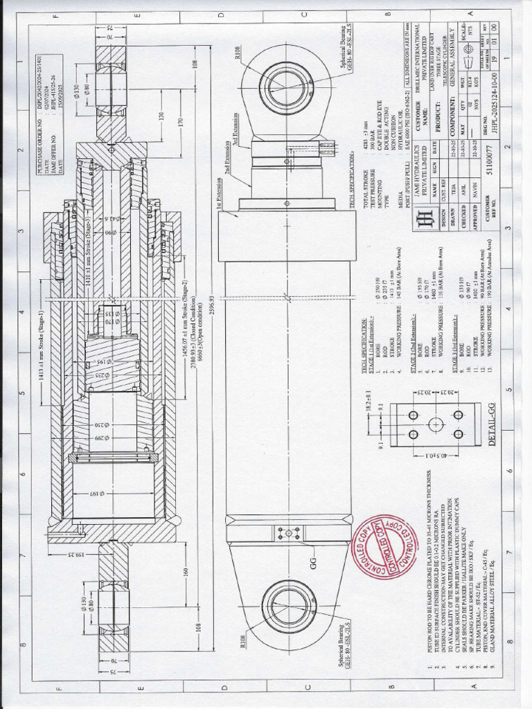 Cylinder Drawings | PDF