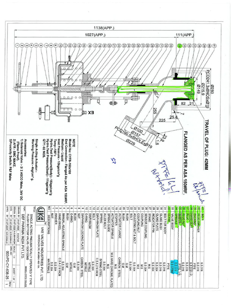 Revised Drawing With Remarks-FBV | PDF