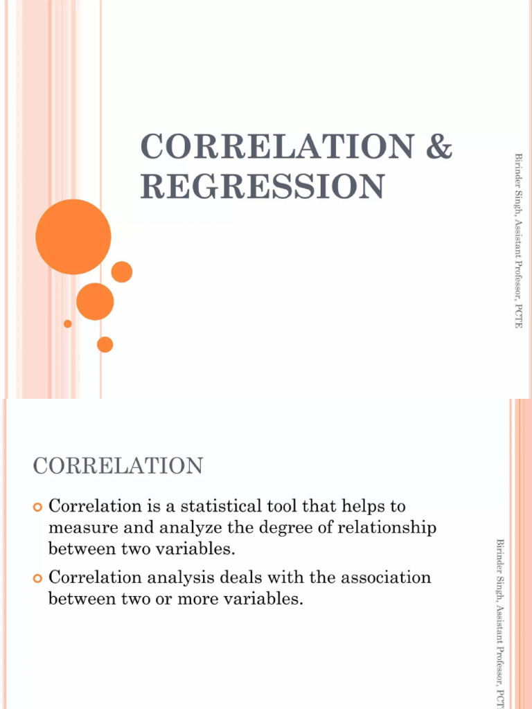 Correlation Analysis | PDF