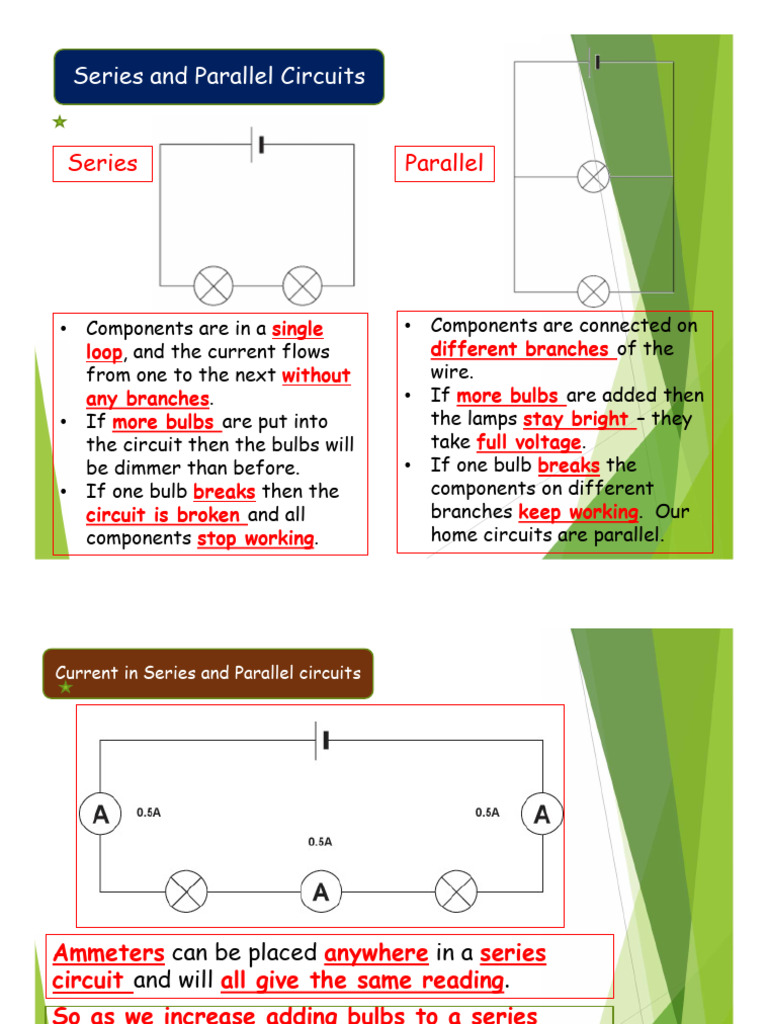 Series and Parallel Basics | PDF | Series And Parallel Circuits | Voltage