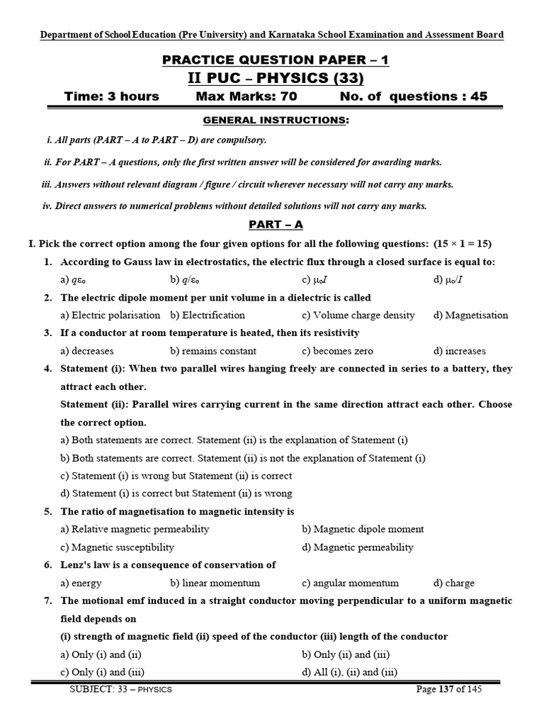 33 Physics PP 2025-26 | PDF | Magnetic Field | Inductor