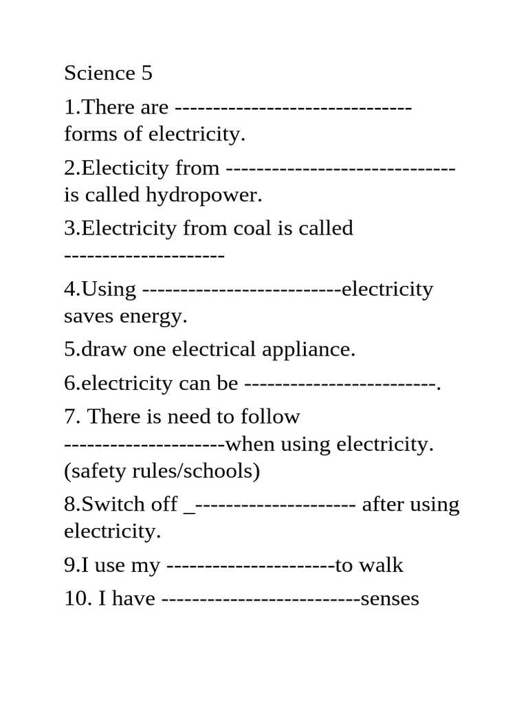 Science 5 | PDF