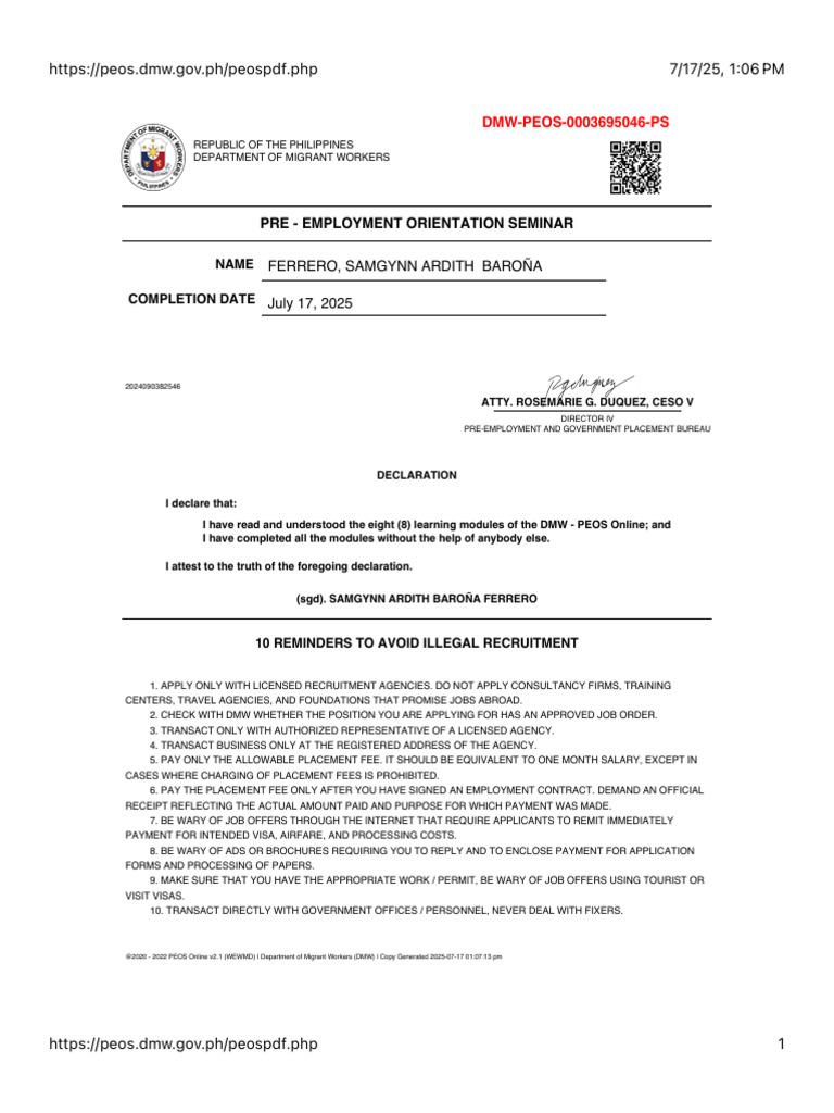 PEOS | PDF