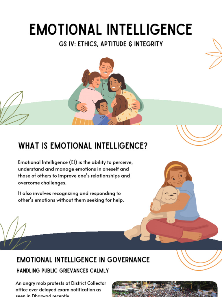 Emotional Intelligence Presentation | PDF | Emotional Intelligence ...