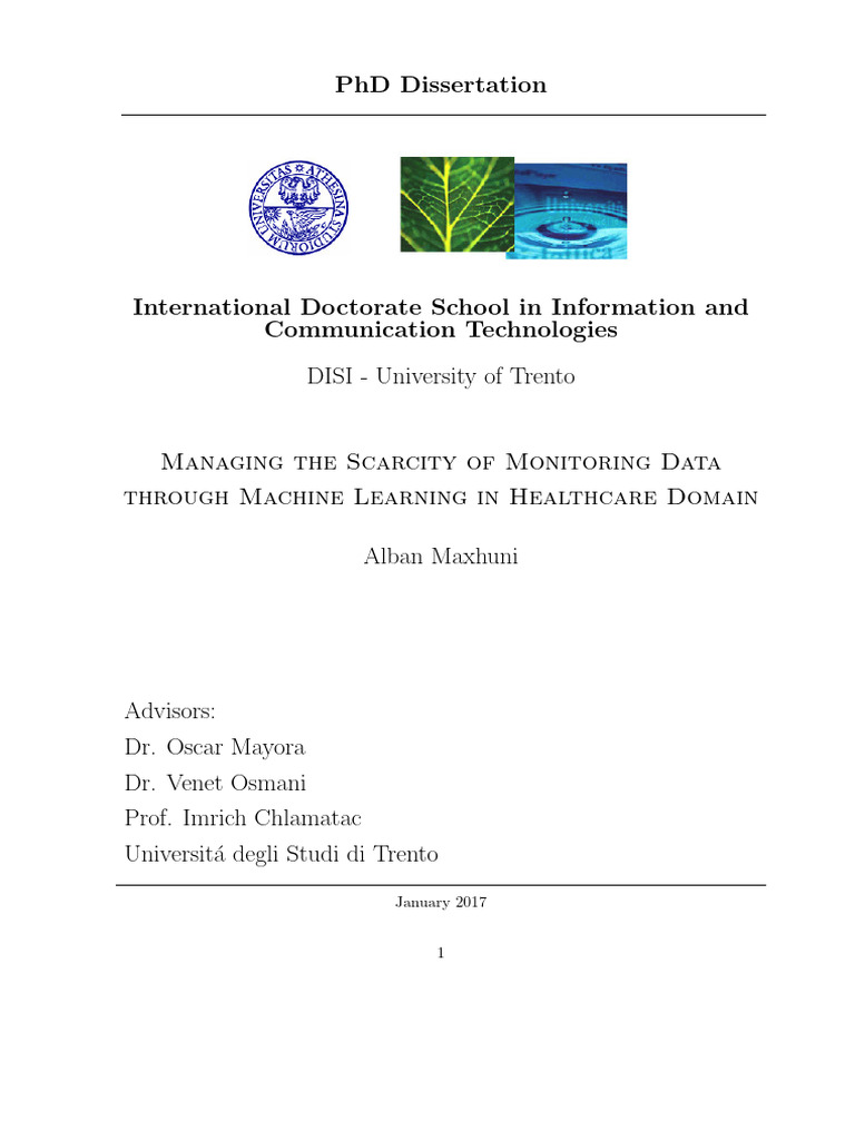 PHD Thesis | PDF | Machine Learning | Cognitive Science