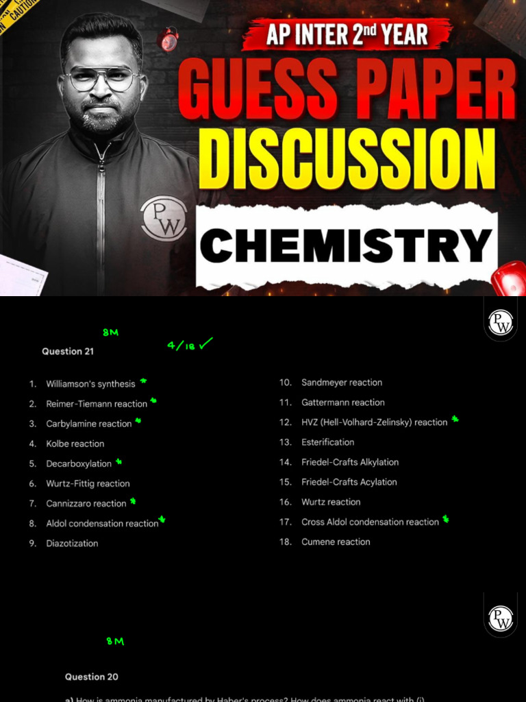 Guess Paper - VM - AP Inter 2nd Year - Notes | PDF