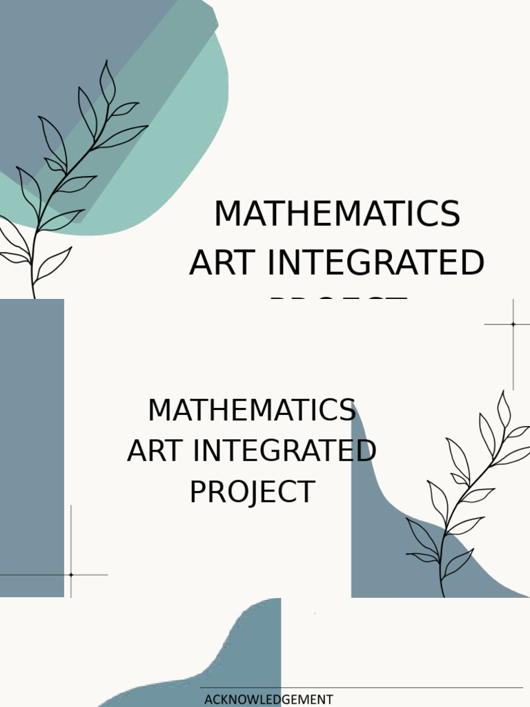 Math Art Integrated Project | PDF