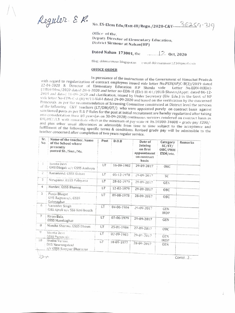 Regularisation Orders | PDF