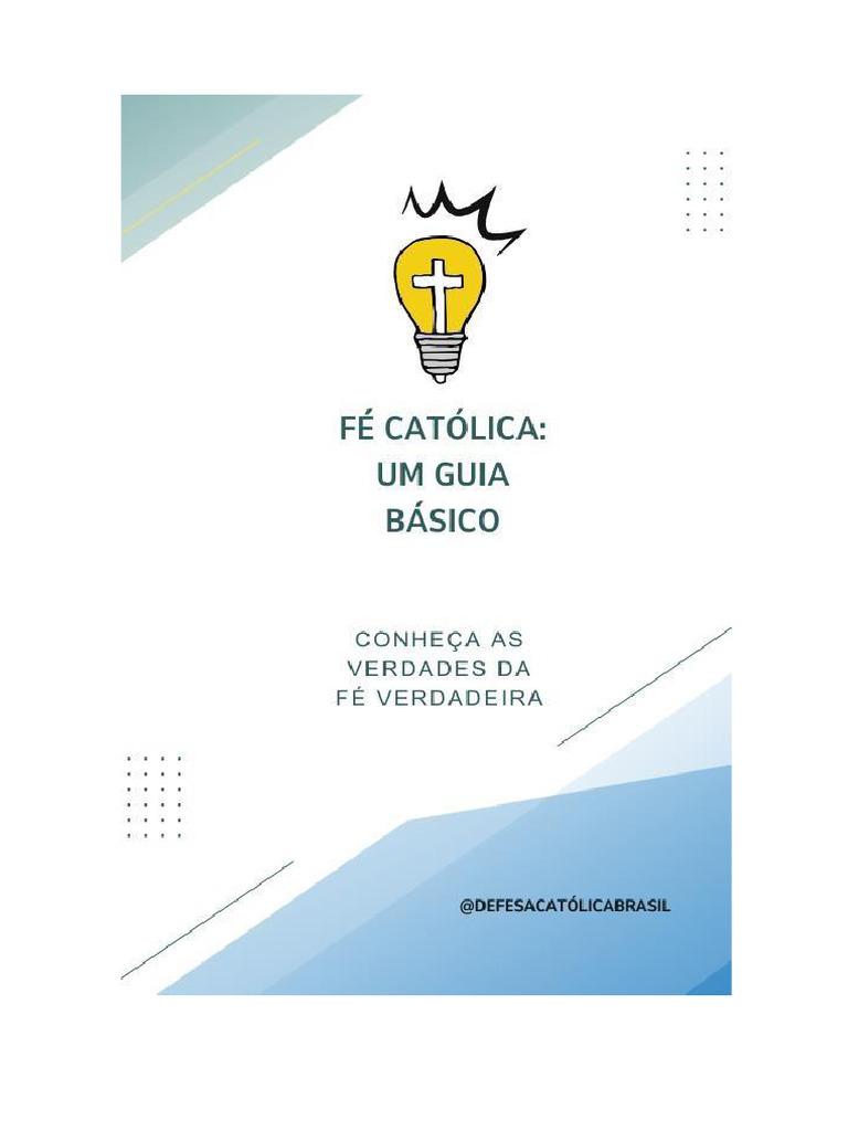 Fé+Católica+ +ebook+2025 | PDF | Jesus | Logos (cristianismo)