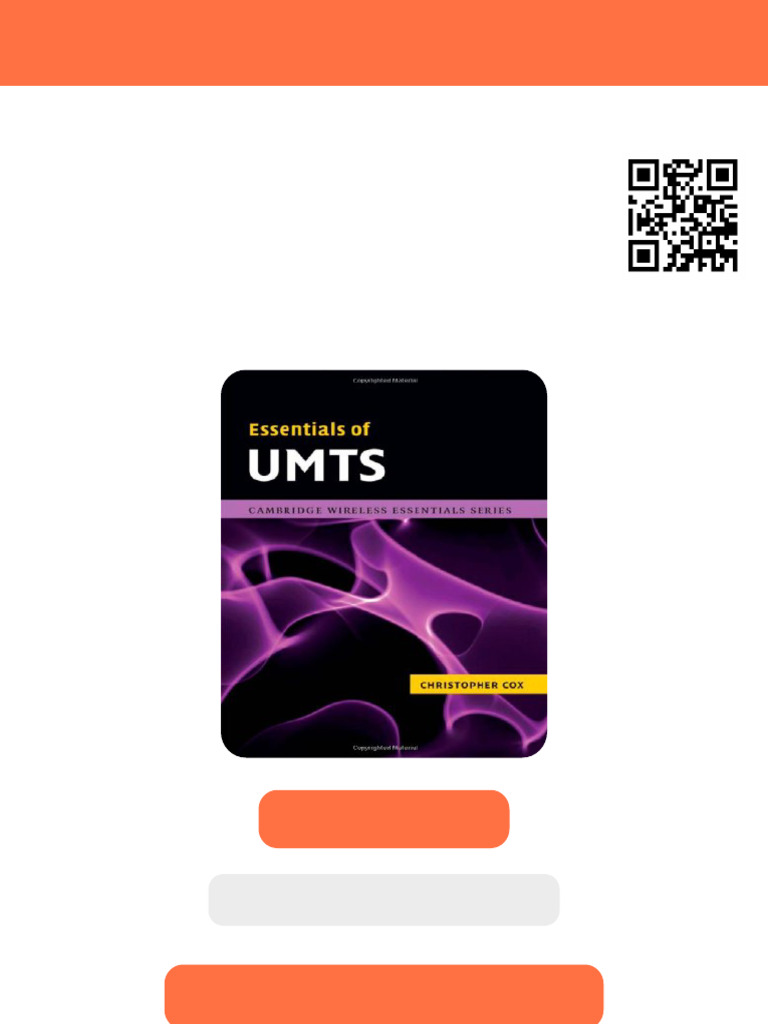 Essentials of UMTS The Cambridge Wireless Essentials Series 1st Edition ...