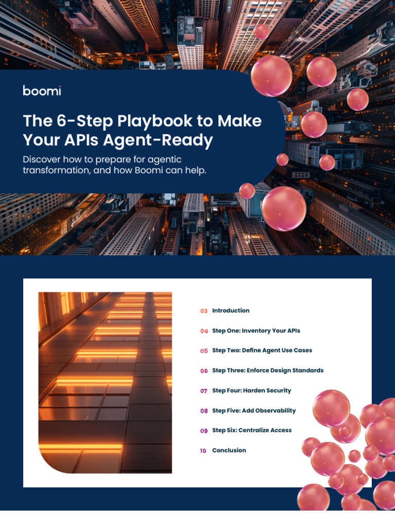 The 6-Step Playbook To Make Your APIs Agent-Ready | PDF | Artificial ...