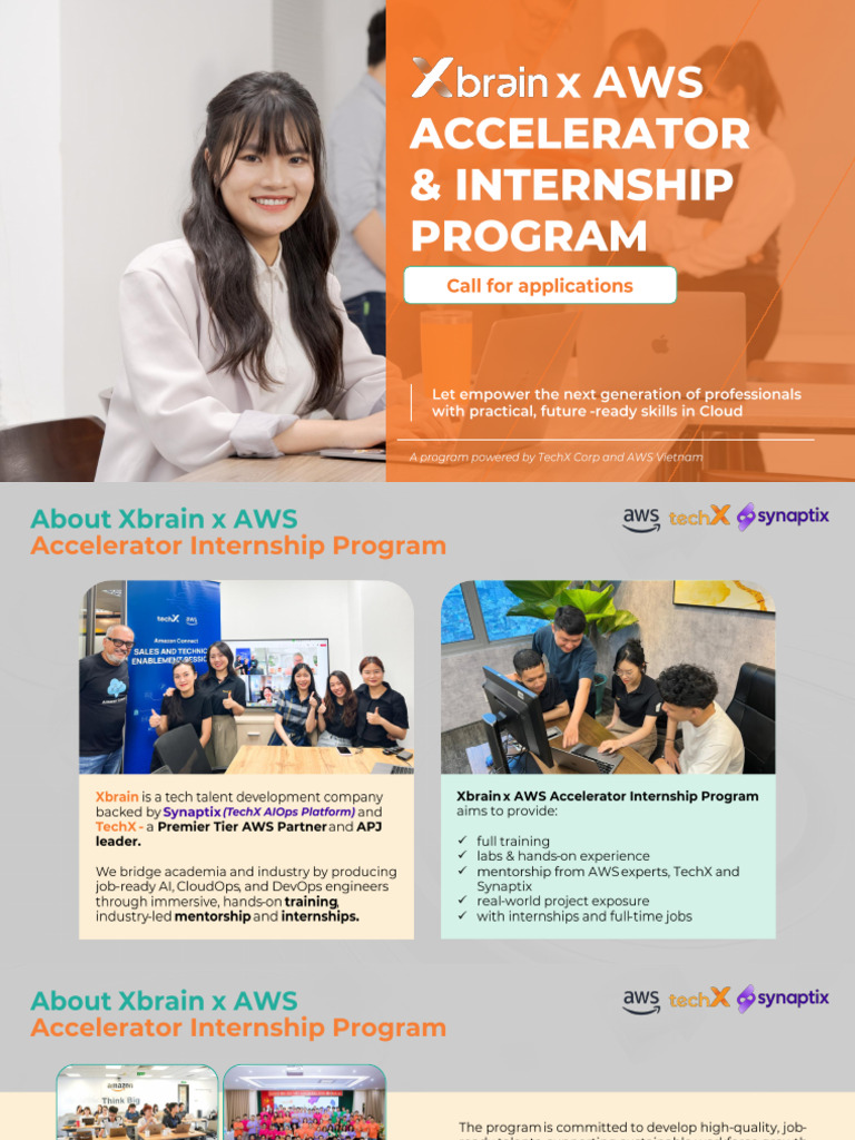 XBrain × AWS Accelerator & Internship Program | PDF | Amazon Web ...