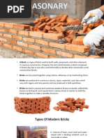Brick Bond Patterns and Measurements | PDF | Building Materials | Masonry