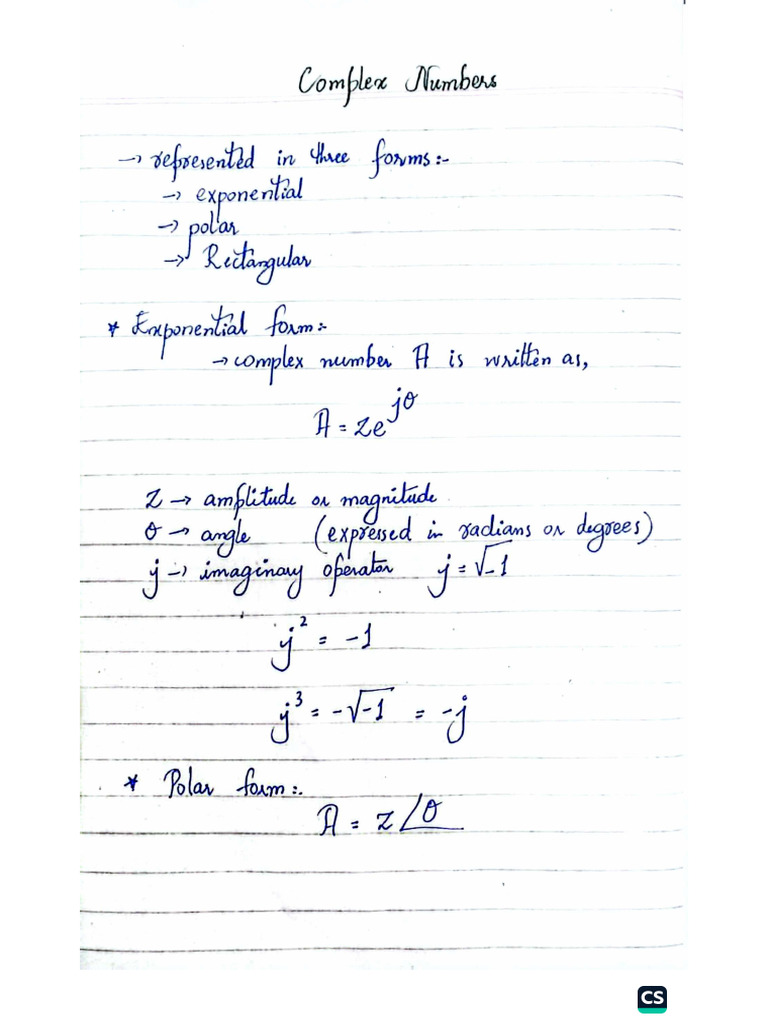 HW10 ComplexNumbers | PDF