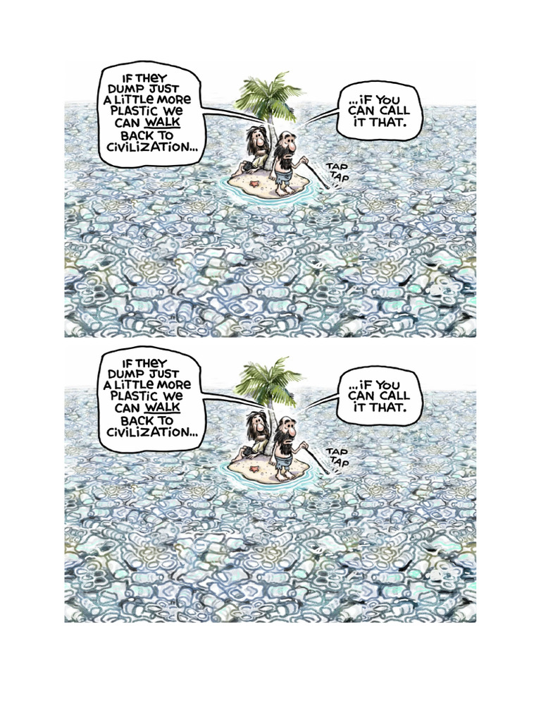 Cartoon Plastic Waste 6 | PDF