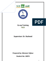 CO-OP Training Report